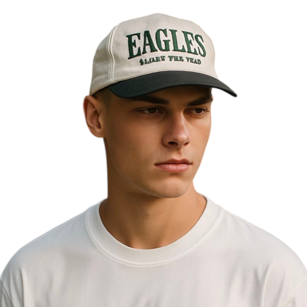Vintage Eagles Band World Tour 1994 Snapback Hat, Hell Freezes Over 2 Tone Cap